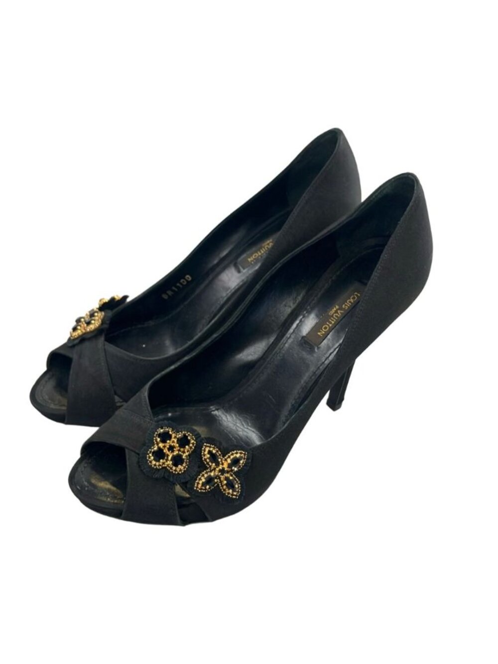Louis Vuitton Open Toe Pumps Heel